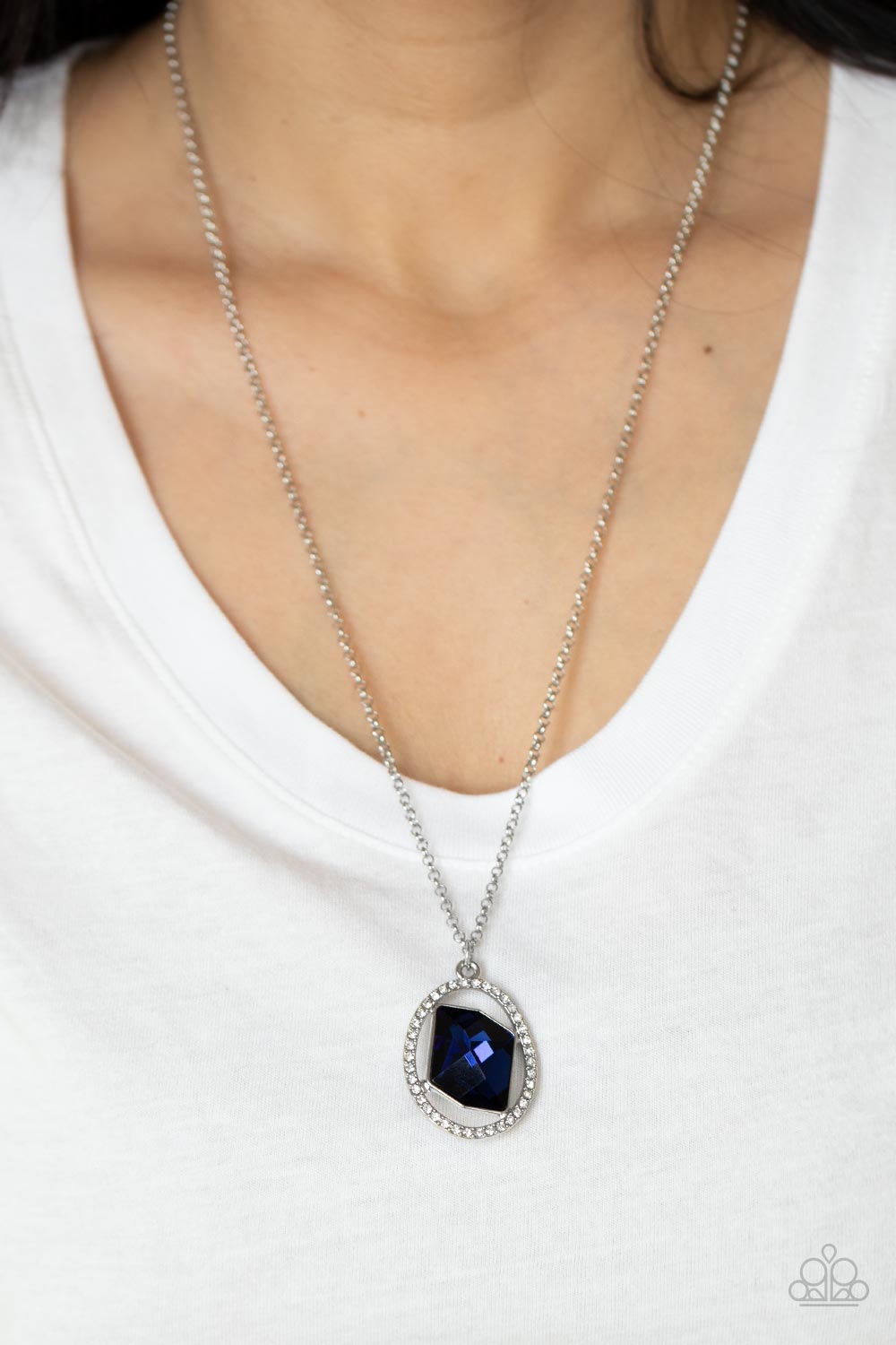Paparazzi Undiluted Dazzle - Blue Necklace