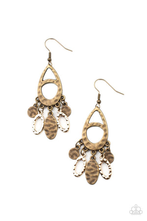 Paparazzi PLAINS Jane - Multi Earrings