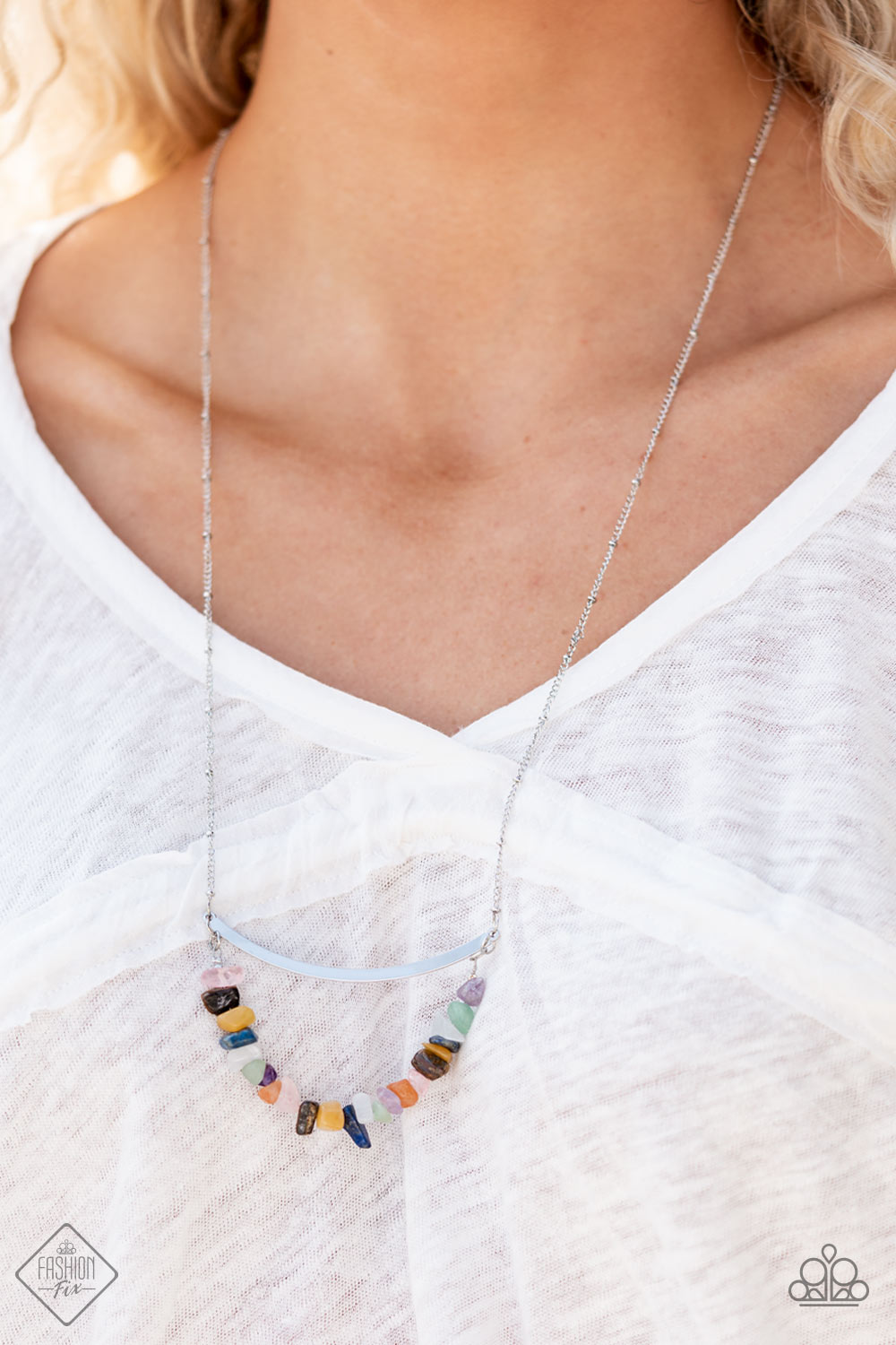 Paparazzi Pebble Prana - Multi Necklace