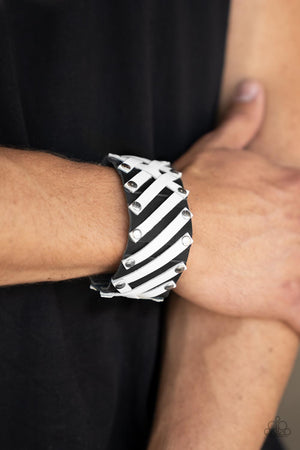 Paparazzi Rebel Rumble - Black Urban Bracelet