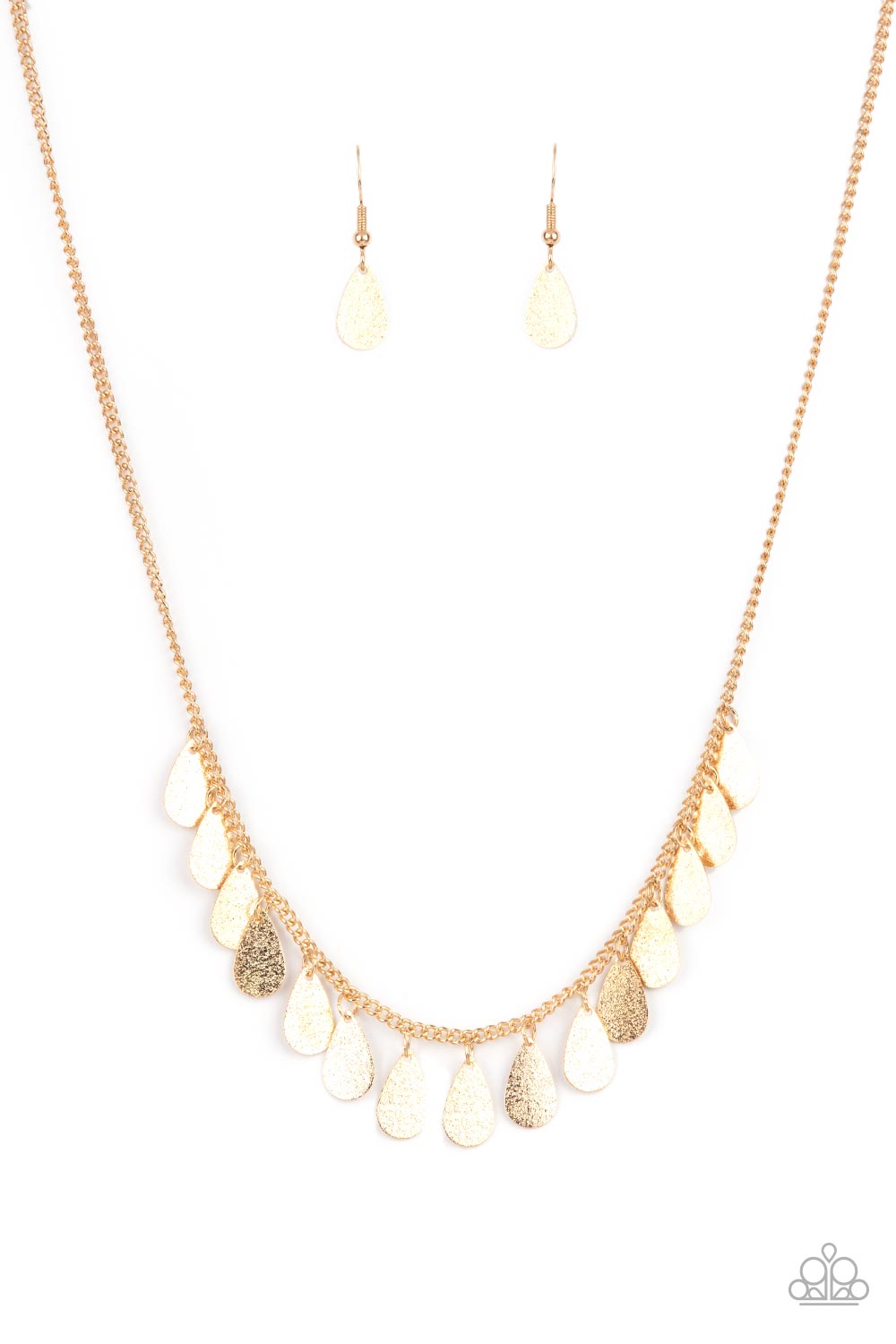 Paparazzi Eastern CHIME Zone - Gold Necklace