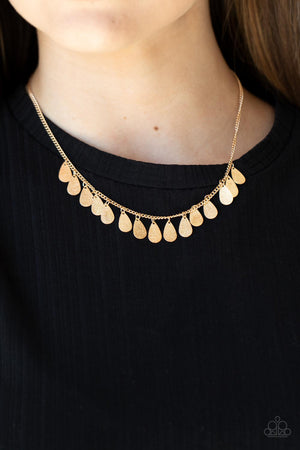 Paparazzi Eastern CHIME Zone - Gold Necklace