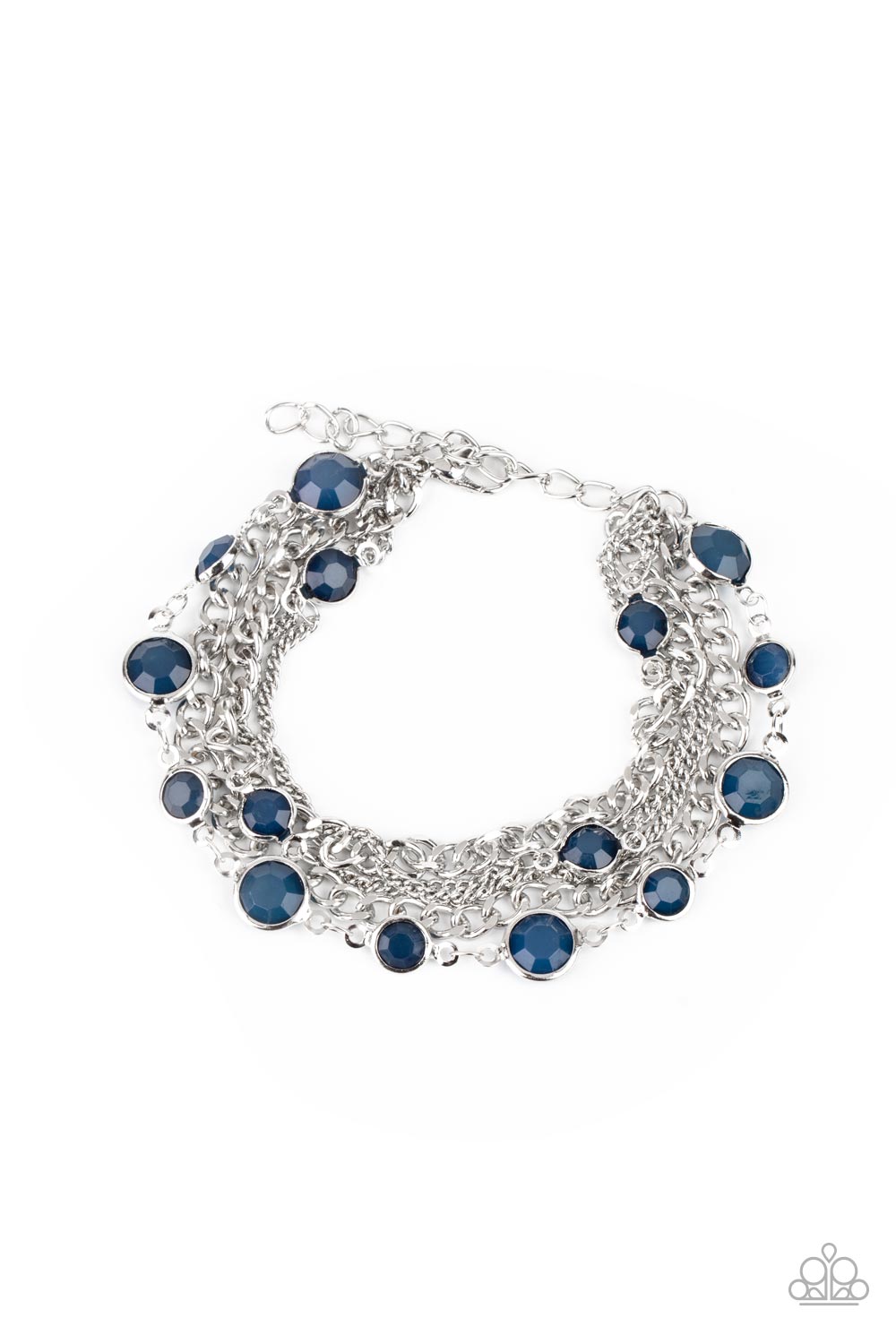 Paparazzi Goddess Getaway Blue Necklace & Glossy Goddess Blue Bracelet