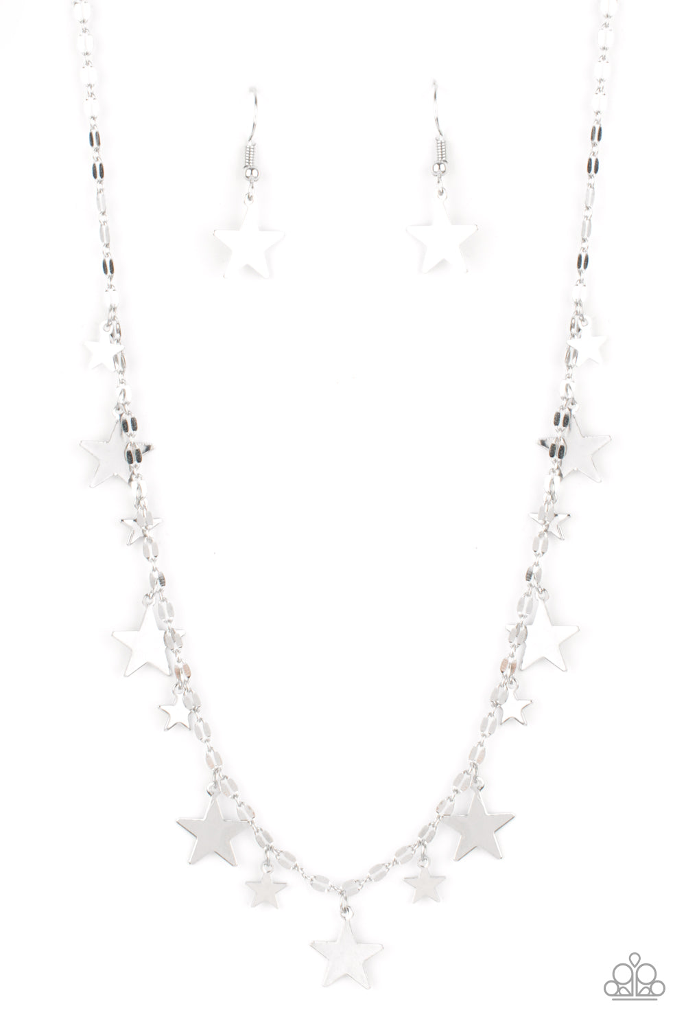 Paparazzi Starry Shindig - Silver Necklace