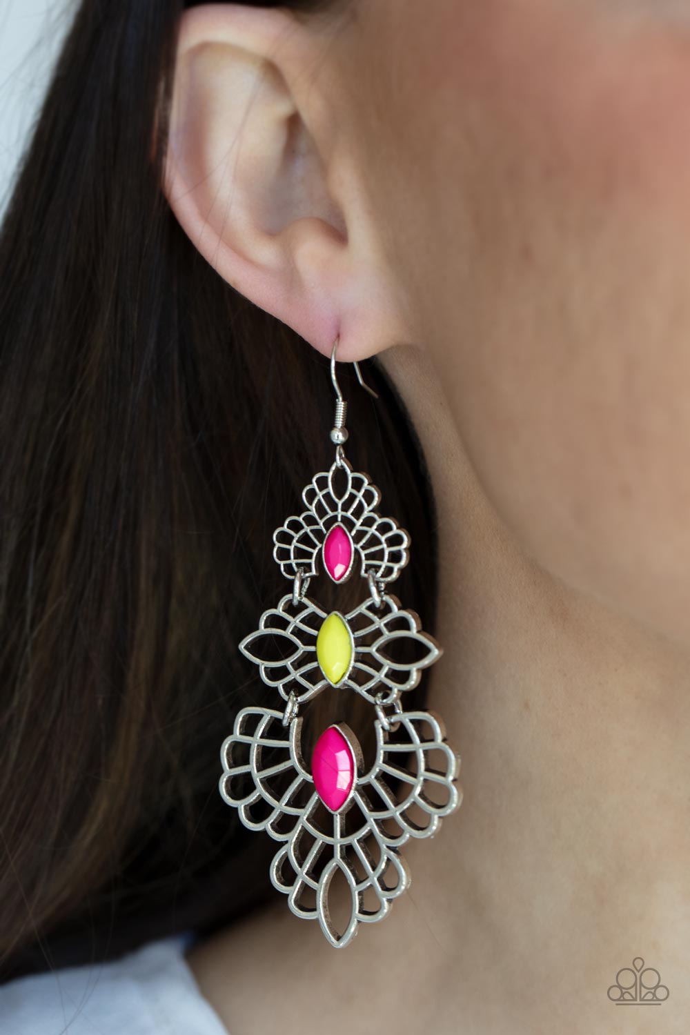 Papaazzi Flamboyant Frills - Mulit Earings