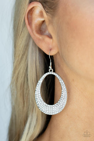 Paparazzi Storybook Bride - White Earrings