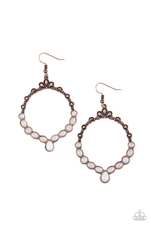 Paparazzi Thai Treasures - Copper Earrings