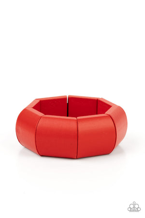 Paparazzi Coconut Cove - Red Bracelet