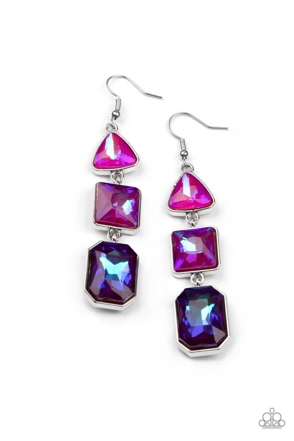 Paparazzi Cosmic Culture - Purple Earrings