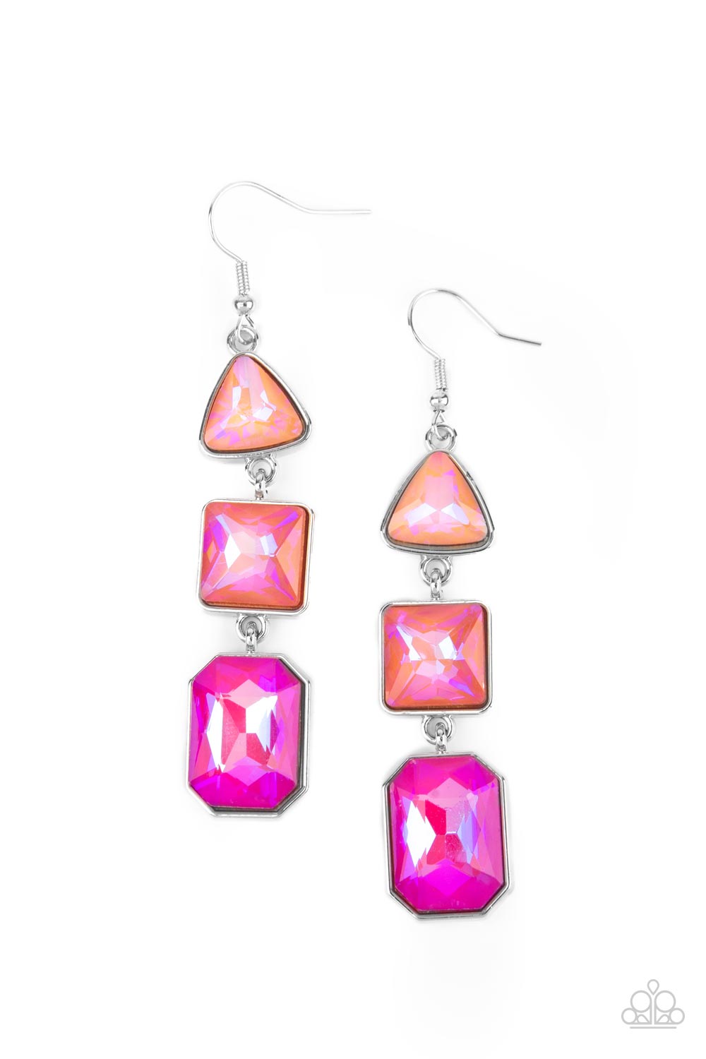 Paparazzi Cosmic Culture - Pink Earrings