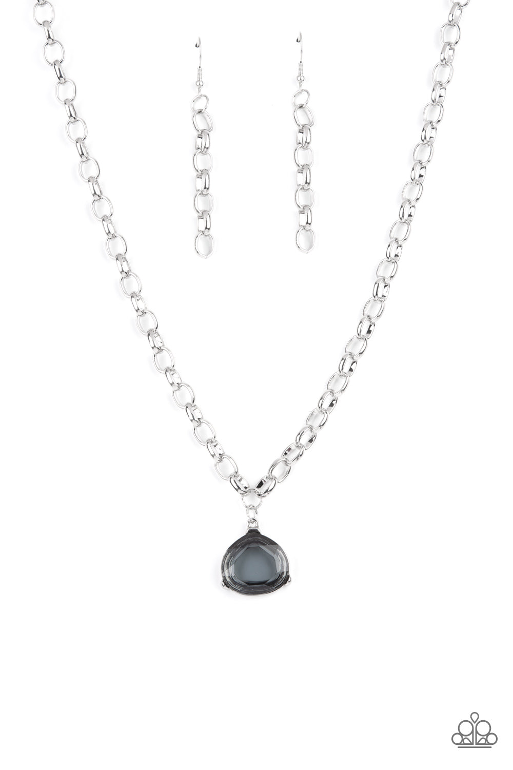 Paparazzi Gallery Gem - Silver Necklace