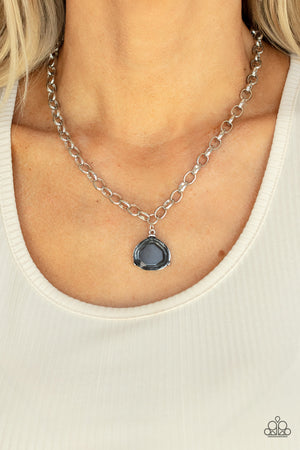 Paparazzi Gallery Gem - Silver Necklace