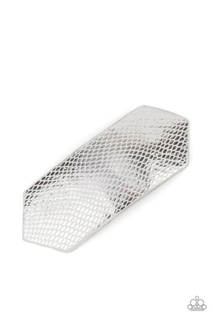 Paparazzi Interstellar Safari - Silver Hair Clip
