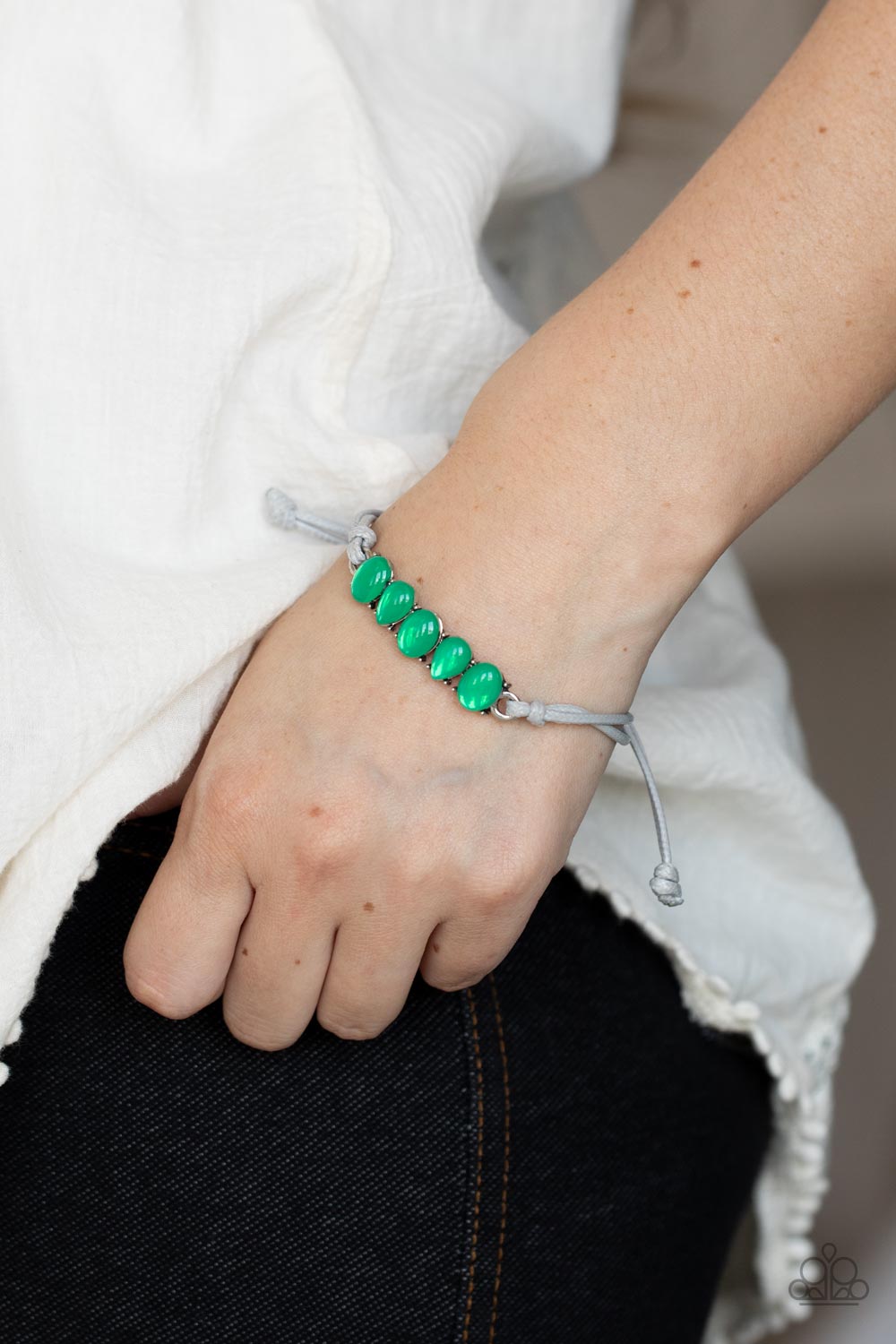 Paparazzi Opal Paradise - Green Bracelet