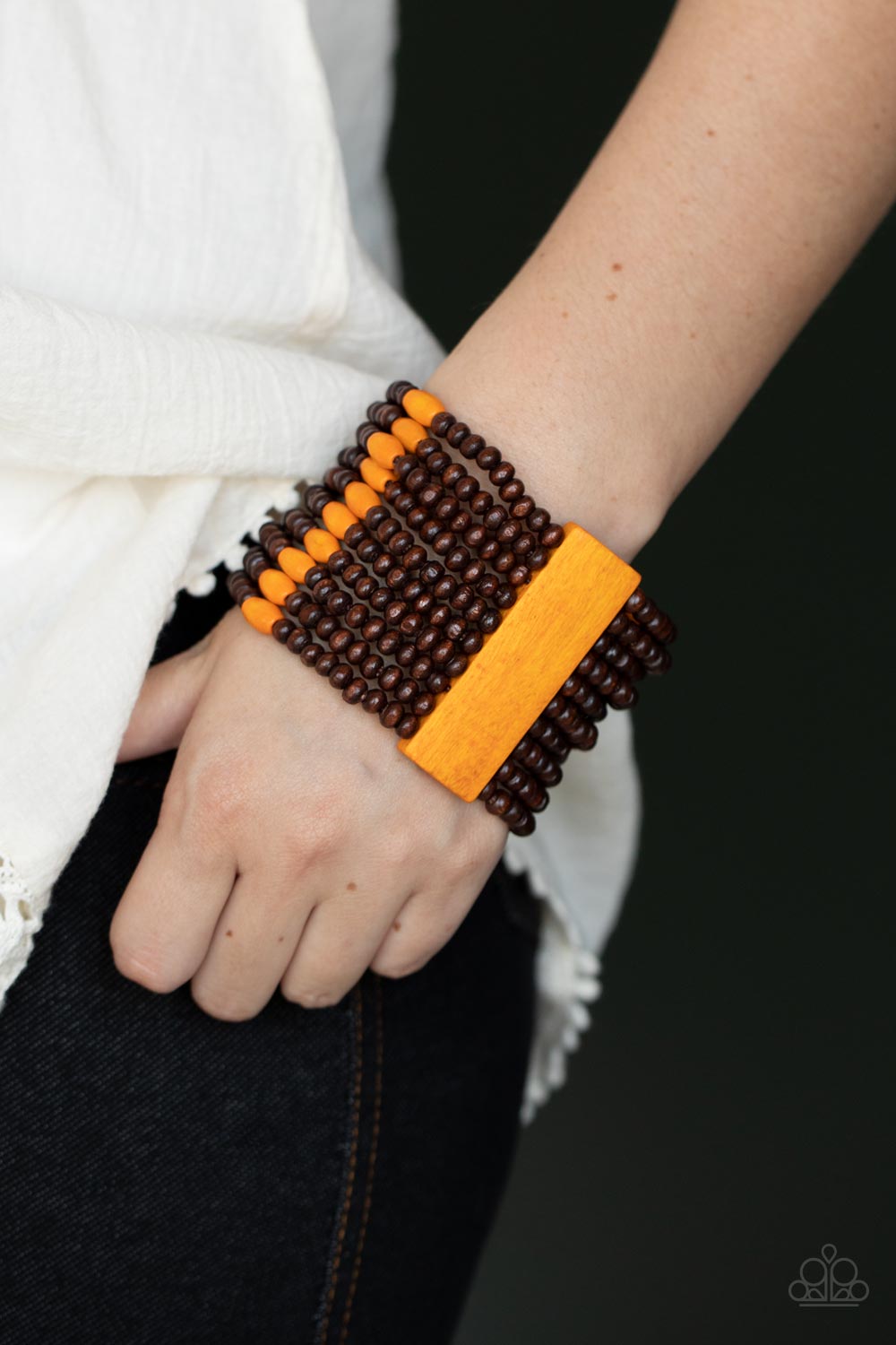 Paparazzi Tropical Trendsetter - Orange Bracelet
