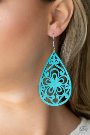 Paparazzi Marine Eden - Blue Earrings