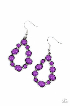 Paparazzi POP-ular Party - Purple Earrings