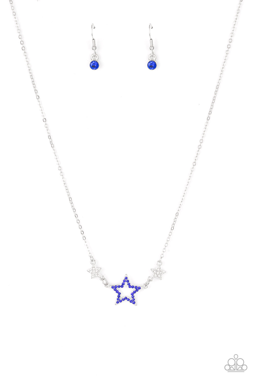 Paparazzi United We Sparkle - Blue Necklace