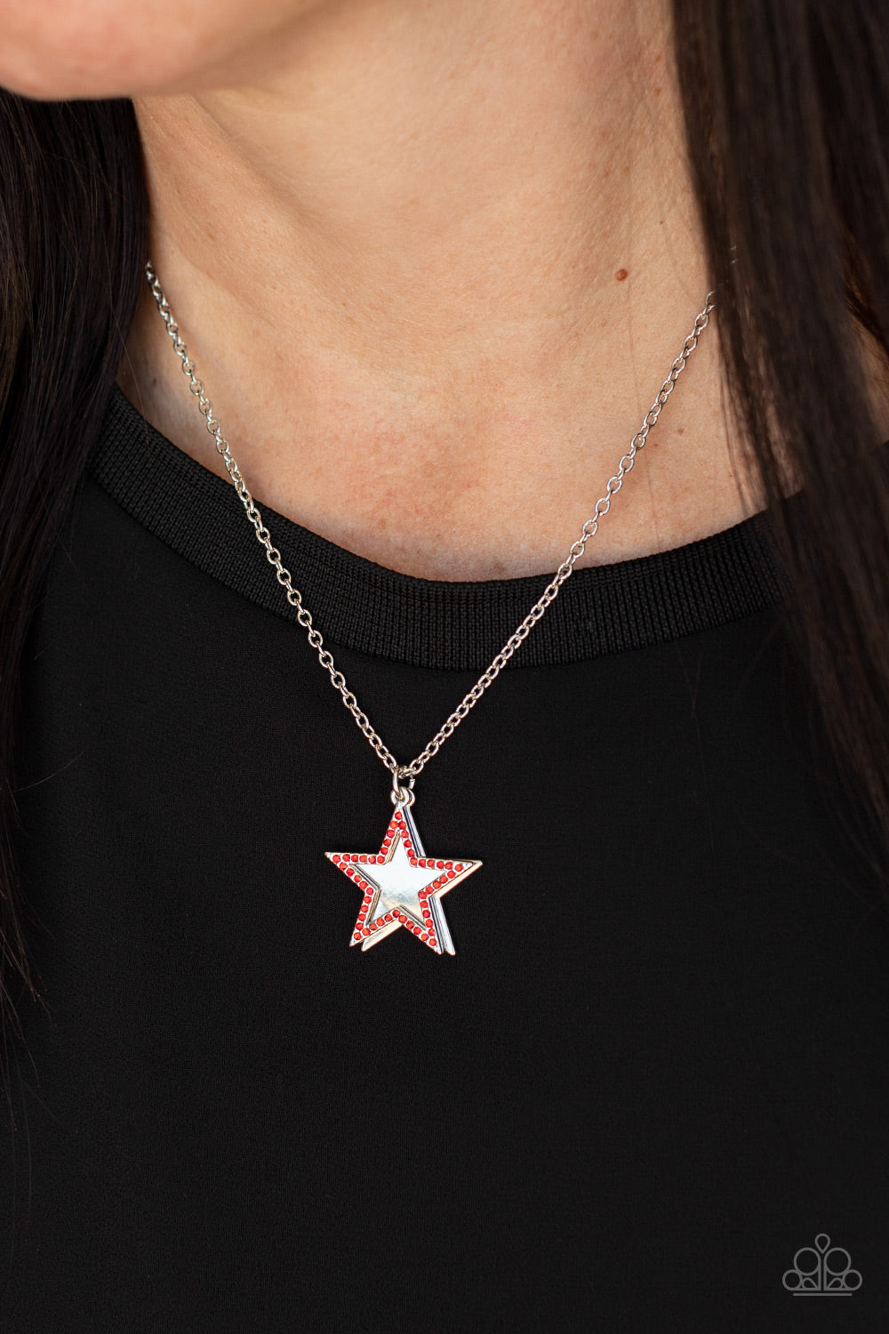 Paparazzi American Anthem - Red Necklace