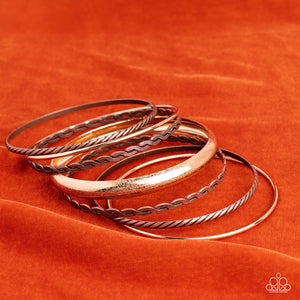 Paparazzi Trophy Texture - Multi Bracelet
