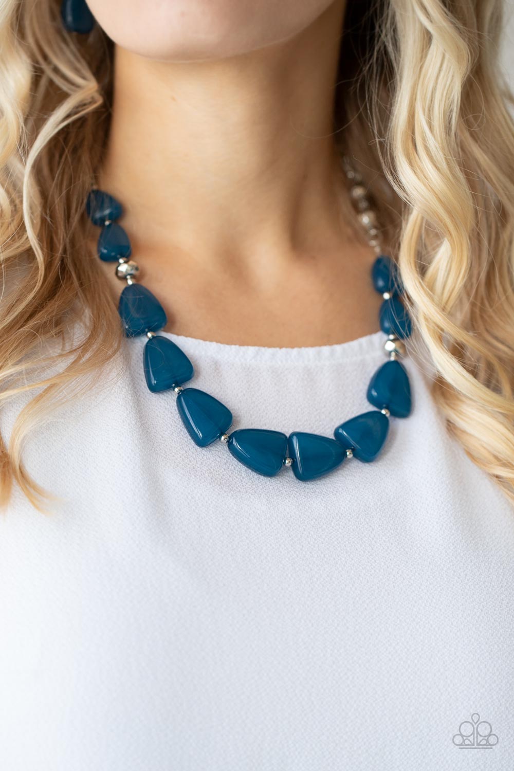 Paparazzi Tenaciously Tangy - Blue Necklace