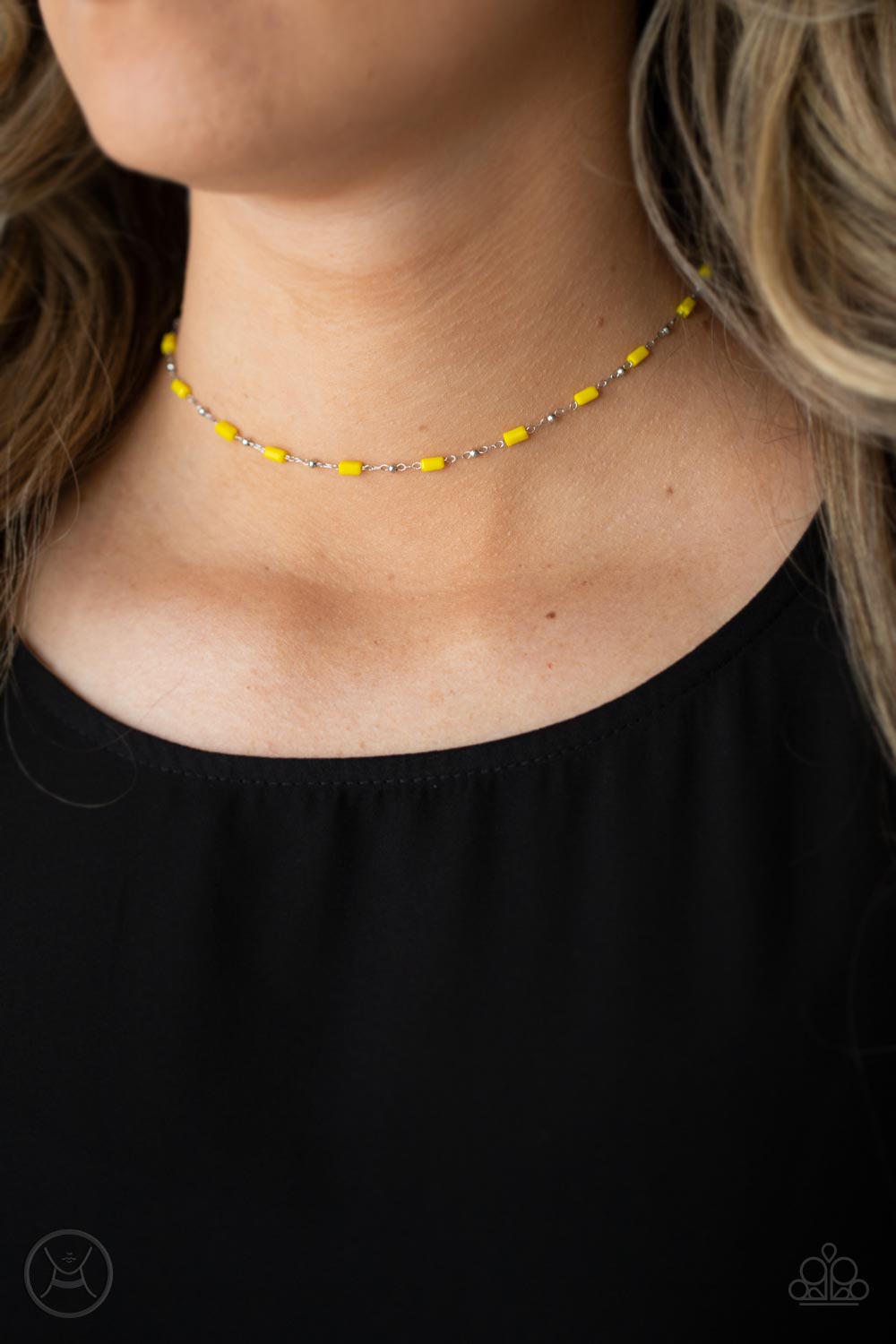 Paparazzi Urban Expo - Yellow Choker