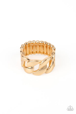 Paparazzi Industrial Insider - Gold Ring