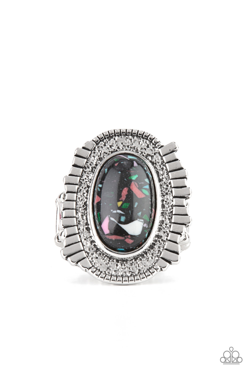 Paparazzi Terrazzo Trendsetter - Black Ring