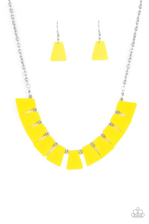Paparazzi Vivaciously Versatile - Yellow Necklace