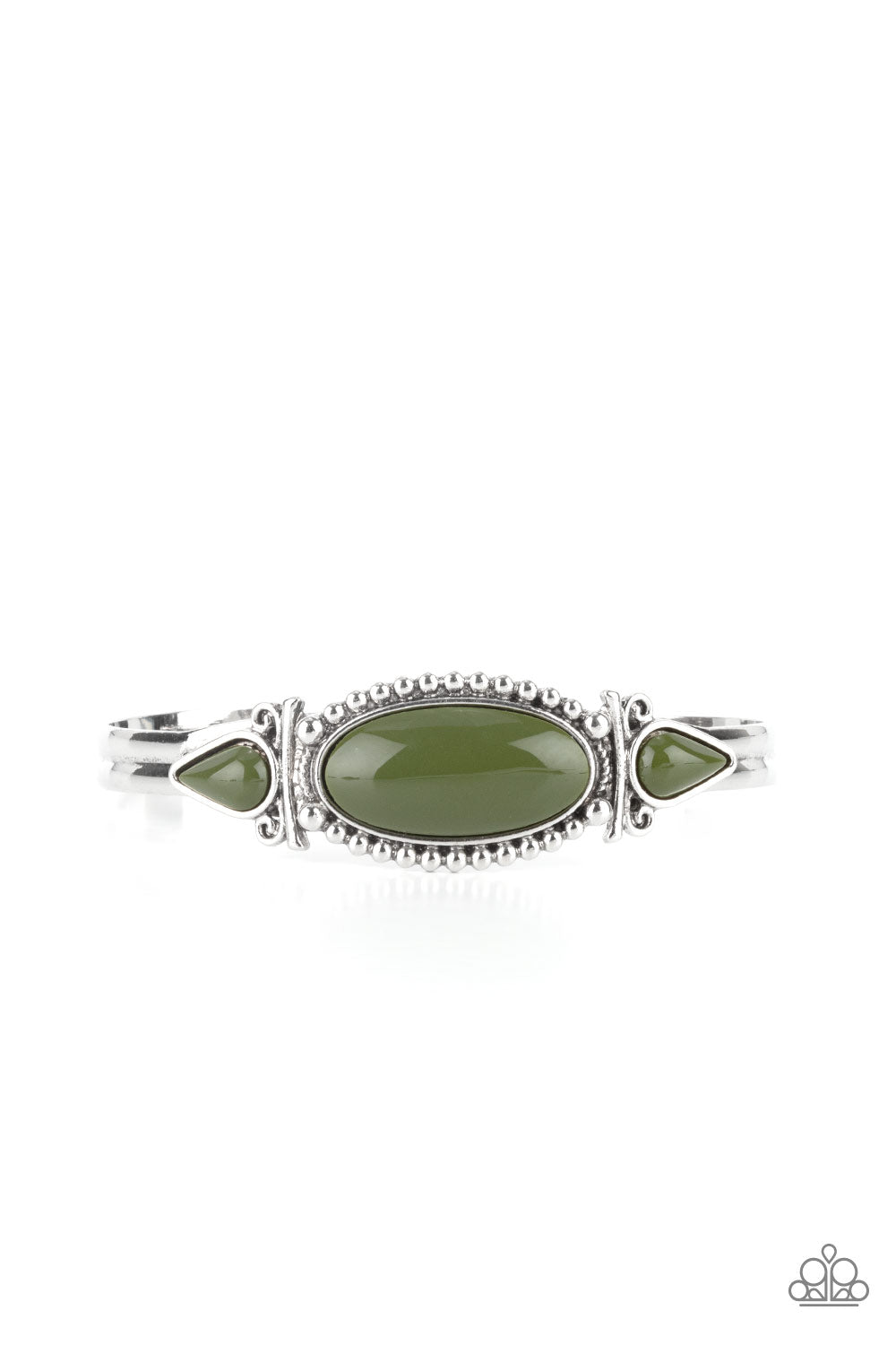 Paparazzi Tribal Trinket - Green Bracelet