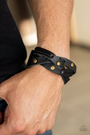 Paparazzi Rugged Roundup - Brass Urban Bracelet