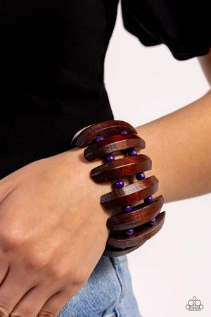 Paparazzi Bora Bora Bauble - Purple Bracelet