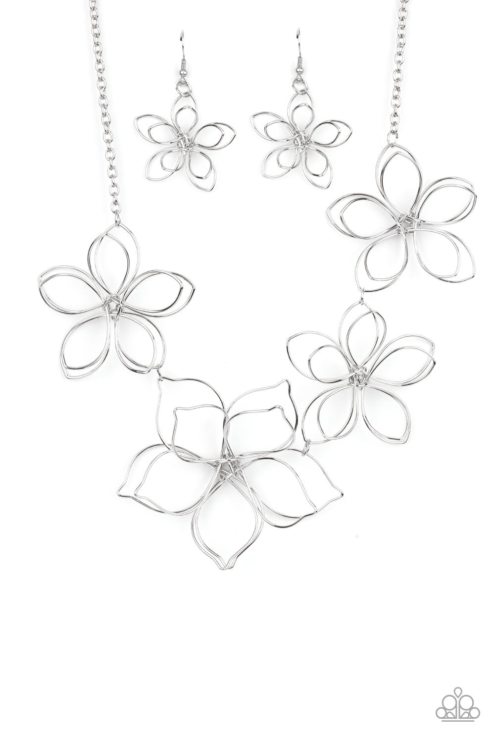 Paparazzi Flower Garden Fashionista - Silver Necklace