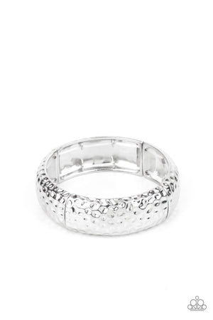 Paparazzi Come Under The Hammer - Silver Bracelet