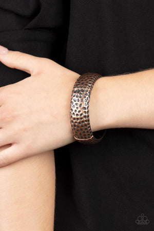 Paparazzi Come Under The Hammer - Copper Bracelet