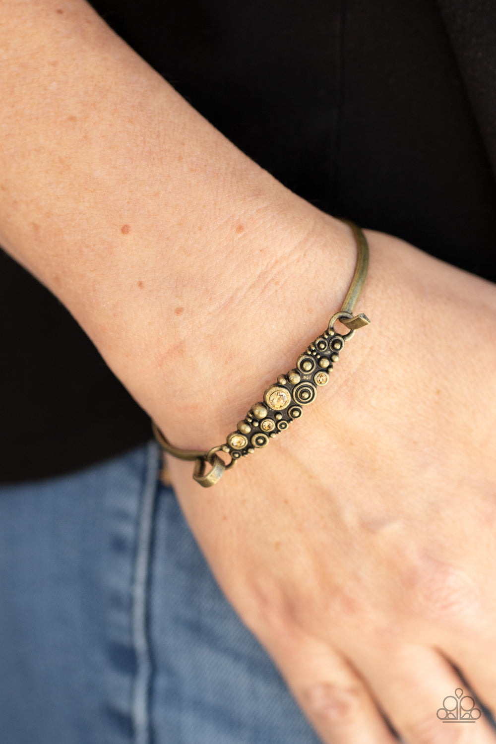 Paparazzi Bubbling Whimsy - Brass Bracelet