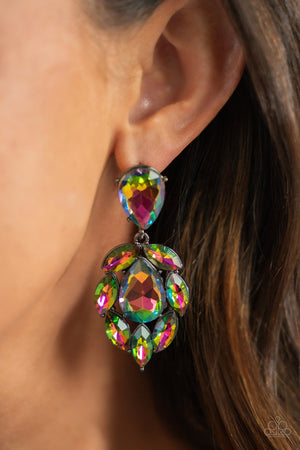 Paparazzi Life of the Party Exclusive February 2022 - Galactic Go-Getter Multi Earrings