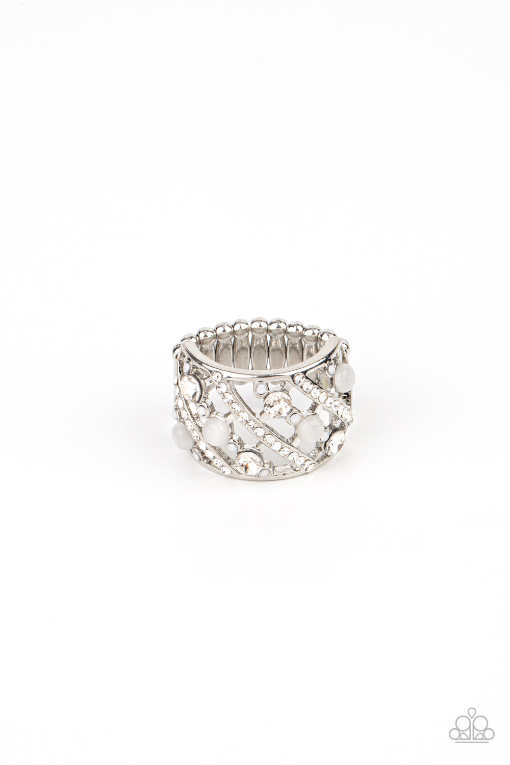 Paparazzi Bubbles for Brunch - White Ring
