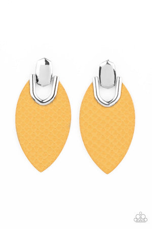 Paparazzi Wildly Workable - Yellow Earings