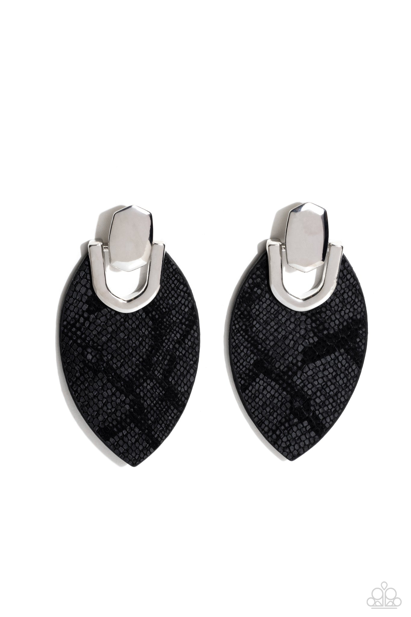 Paparazzi Wildly Workable - Black Earrings