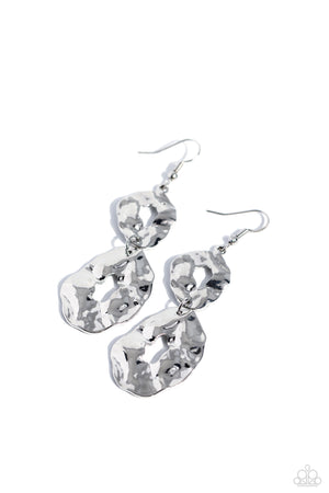 Paparazzi Gallery Gravitas - Silver Earrings