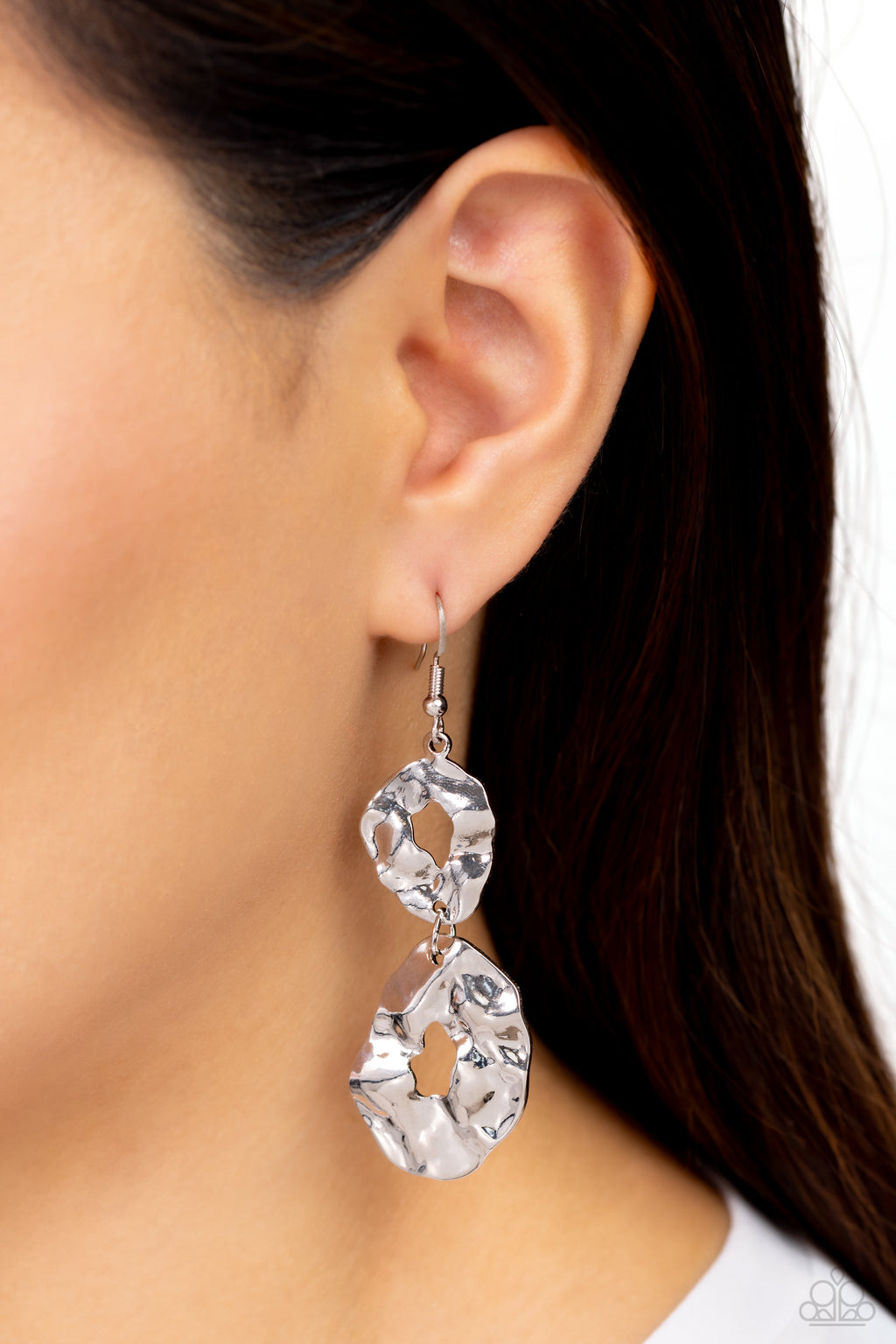 Paparazzi Gallery Gravitas - Silver Earrings