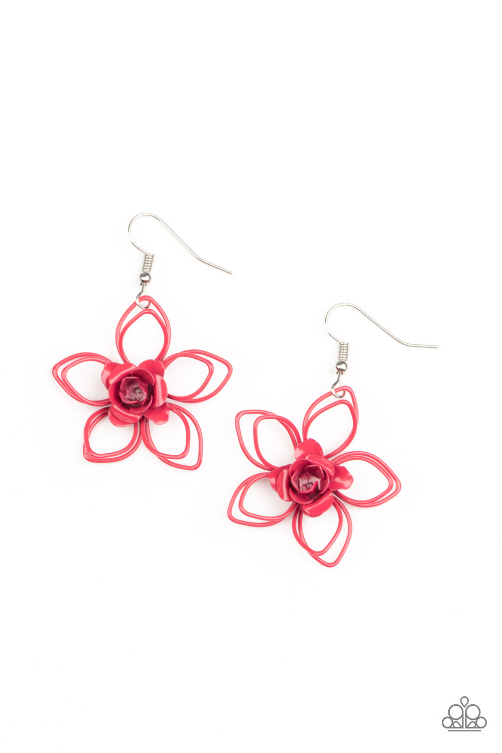 Paparazzi Botanical Bonanza - Pink Earrings