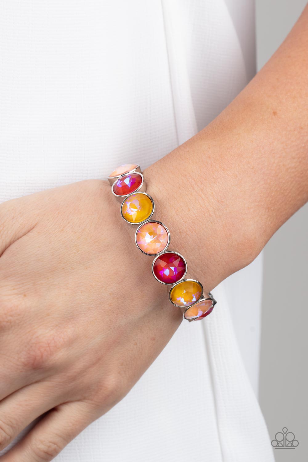 Paparazzi Radiant on Repeat - Orange Bracelet