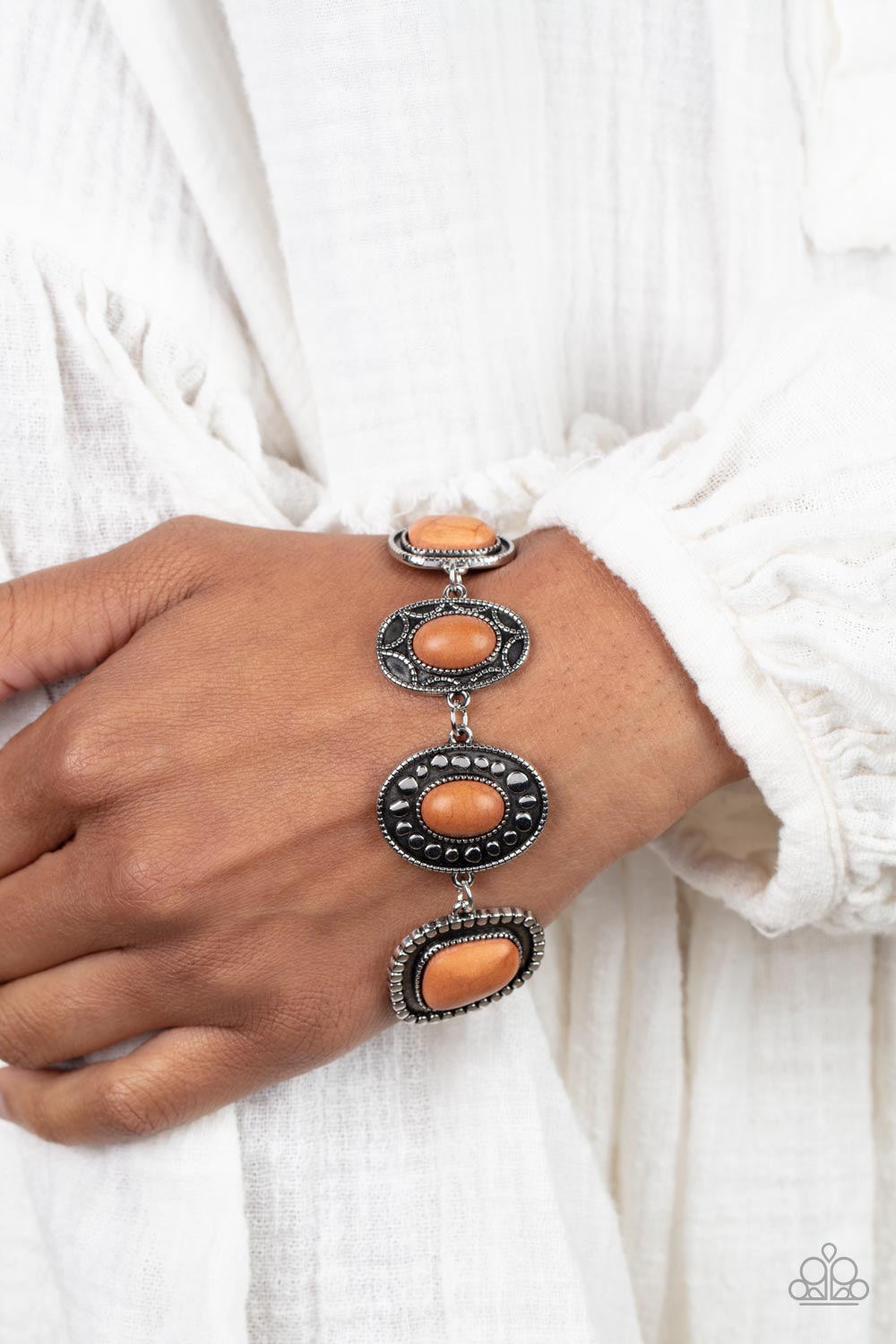 Paparazzi Albuquerque Artisan - Brown Necklace & Taos Trendsetter Bracelet