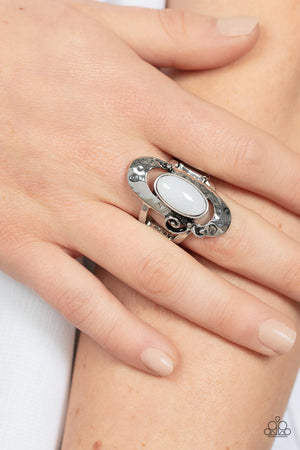 Paparazzi Garden Oasis - White Ring