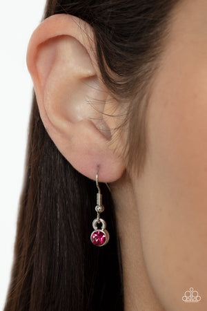 Paparazzi Royally Romantic - Pink Necklace & Regal Recognition Pink Bracelet