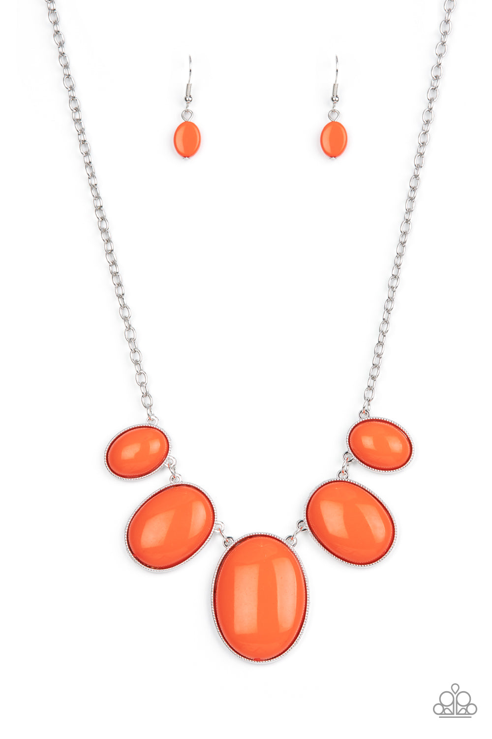 Paparazzi Vivacious Vanity - Orange Necklace