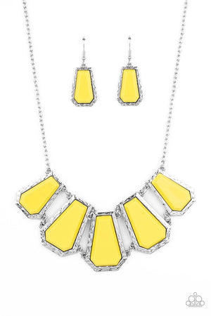 Paparazzi Stellar Heiress - Yellow Necklace