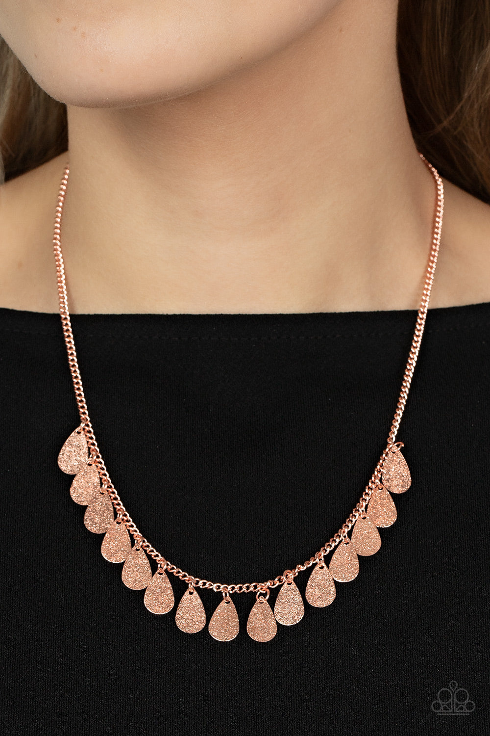 Paparazzi Eastern CHIME Zone - Copper Necklace